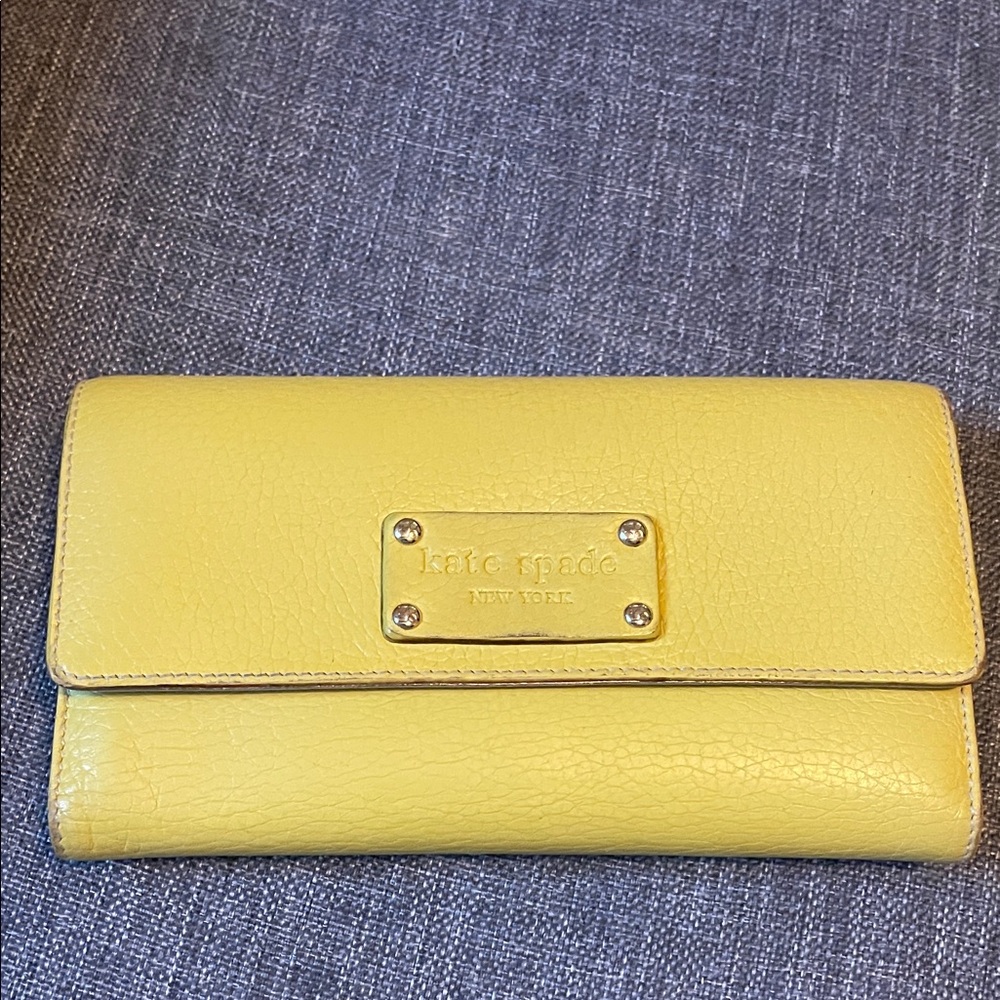 Kate Spade Sunny Yellow Large Wallet